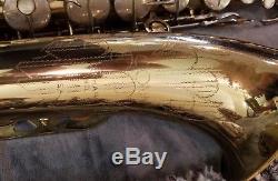 Conn 10M Tenor Saxophone Sax 1963 serial C63883 with case keys and accessories
