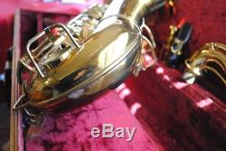 Conn 1946 10M Naked Lady Tenor Saxophone, mouth piece in original case