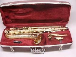 Conn 22M Tenor Saxophone withSuper Tone Master Mouth Piece In Hard Case