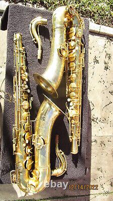 Conn Artist Series 1921/1929 Portrait Gold Plated Tenor Saxophones