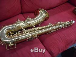 Conn Naked Lady tenor sax 1951 or 1953 with case cosmetically good condition