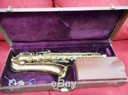 Conn Naked Lady tenor sax 1951 or 1953 with case cosmetically good condition