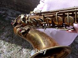 Conn New Wonder II tenor Sax body and keys in good shape 97 year old classic
