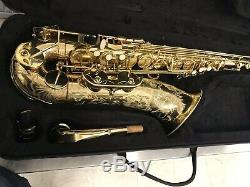 Conn Selmer Prelude TS711 Tenor Saxophone with Case And Custom Engraving
