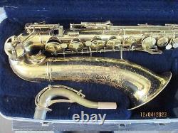 Conn Star Tenor Saxophone with case and mouthpiece. Made in USA