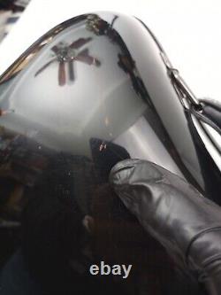 Crossrock Protect Tenor Saxophone Flight Case, Black Fiberglass Shaped Hardshell