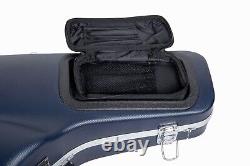 Crossrock Tenor Saxophone Case-Contoured ABS Molded with Single strap