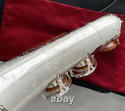 Customized NEW Mark VI Type Tenor Saxophone Silver Bell SAX corrosion Carved