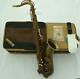 Customized Pro Brown Antique Tenor sax Saxophone VI Model With Case