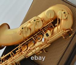 Customized Satin Gold Plated Tenor Saxophone Luxury TaiShan Sax Bb Saxofon