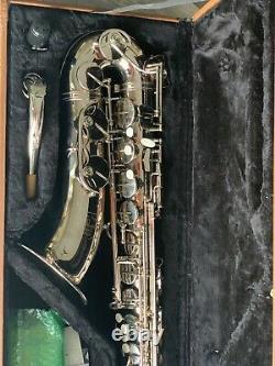 DC PRO NICKEL PLATED TENOR SAX SERIES II with mouthpiece & case