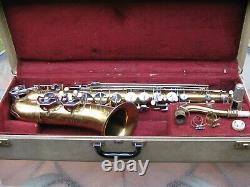 Dolnet Paris Royal Jazz Tenor Saxophone vintage 1955 with Orig Case NICE