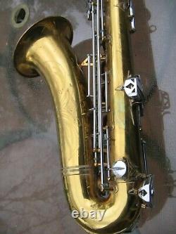 Dolnet Paris Royal Jazz Tenor Saxophone vintage 1955 with Orig Case NICE