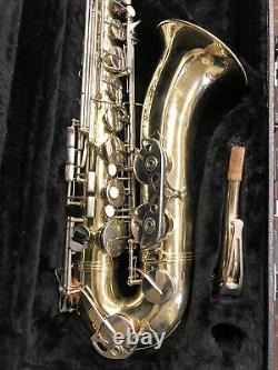 EM Winston Tenor Saxophone W Case In Used Condition. Sold As Is Has Wear As Seen