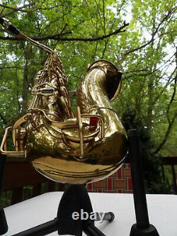 EYE POPPING 1933 Selmer Bundy Tenor Saxophone Highly Engraved Bell SWEET Horn
