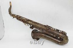 Eastern music Vintage coffee black tenor saxophone Mark VI type with fabric case