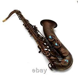 Eastern music Vintage coffee patina Mark VI type No high F# key tenor saxophone