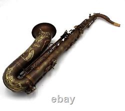 Eastern music Vintage coffee patina Mark VI type No high F# key tenor saxophone