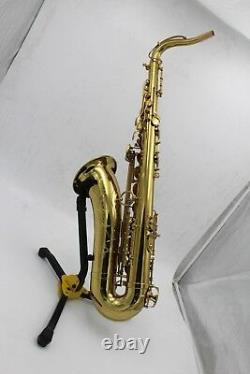 Eastern music champaign gold tenor saxophone Mark VI type no F# with flight case