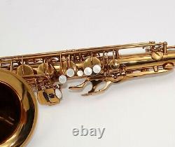Eastern music dark gold lacquer tenor saxophone Mark VI type no F# by PC case