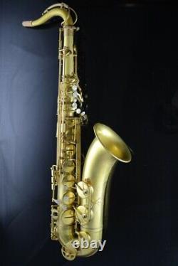Eastern music original brass clear lacquered tenor saxophone Mark VI type withcase