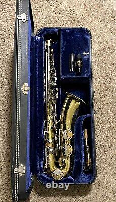 FE Olds & Son Parisian Ambassador vintage Tenor Saxophone withcase and mouthpiece