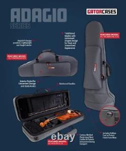 Gator Cases Adagio Series Shaped EPS Polyfoam Lightweight Case for Bb Tenor Sax