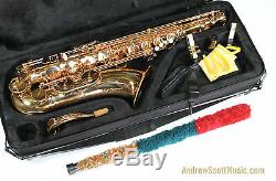 Gold Tenor Saxophone As New in Case Masterpiece Factory 2nd Just $599
