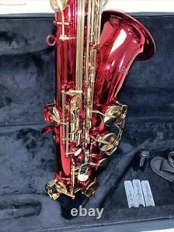 Hawk Tenor Saxophone RED with Case
