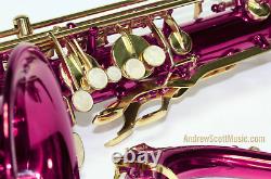 Hot Pink Tenor Saxophone New in Case Masterpiece