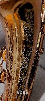 Ishimori Winds Woodstone Tenor Saxophone Mint Condition. Dark Lacquer