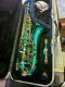 Jean Baptiste JB-480T Tenor Saxophone MINT CONDITION! GREEN! Beautiful case