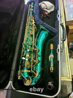 Jean Baptiste JB-480T Tenor Saxophone MINT CONDITION! GREEN! Beautiful case