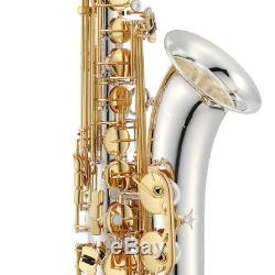 Jupiter JTS1100SG Silver Plated Body Key of Bb Tenor Saxophone with Backpack Case