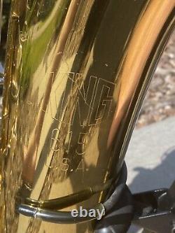 King 615 Tenor Saxophone, overhauled by Ken Beason