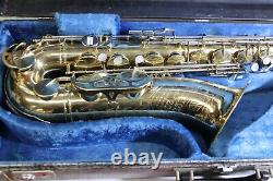 King Super 20 Cleveland Tenor Saxophone w case Sterling Neck 1960s