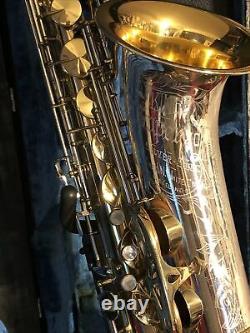 King Super 20 Silver-Sonic Cleveland Tenor Saxophone w case SN397 Sterling 1960s
