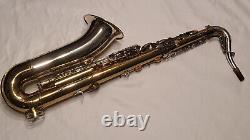 King Super 20 Silver Sonic Tenor- SN#500xxx Gold Wash & Gold Inlay Bell MINT
