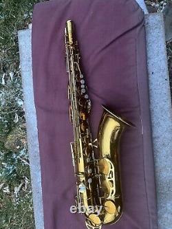 King Zephyr Tenor Saxophone Fresh Rebuild/New Pads/Adjusted with Original Case