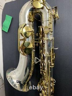 King Zephyr Tenor Saxophone Silver Plated Overhauled New Case