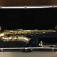 King Zephyr tenor sax, brass, new felts, pads, and corks, good playing condition