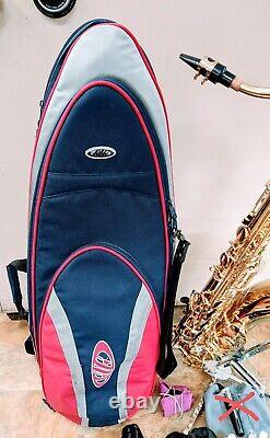 LA Sax Tenor Saxophone In Beautiful Condition with GIG Bag Plus Hard Case & Extras