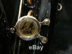 LA Sax Tenor sax Black withgold keys demo model list $3,799.00 withbrand new case
