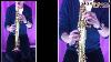 Lade Saxophone Bb B High Pitch Sax Paint Gold With Case Accessories