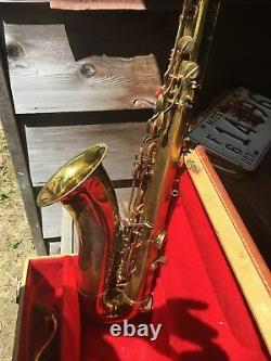 Leblanc Vito Tenor Saxophone # 10042 Made in France with Case