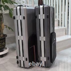 Liyin PC reinforcement portable tenor saxophone case with music bag-Grey color