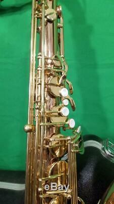 MENDINI BY CECILIO ROSE-BRASS TENOR SAXOPHONE WithGATOR HARD CASE (SS2030584)