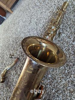 Martin Magna Tenor Saxophone, Recent Pads-Plays Well SN216390 Original Case