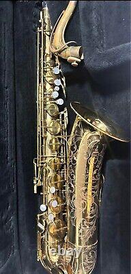 Martin Tenor Saxophone Music Man Model Vintage With Case