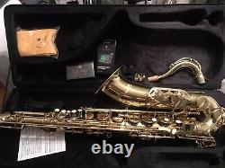 Mendini Bb Tenor Saxophone Sax Gold Lacquered +Tuner+Case+Carekit MTS-L